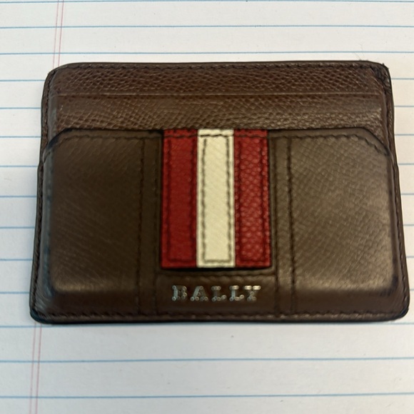 Bally card wallet.  With stripe. - Picture 4 of 4